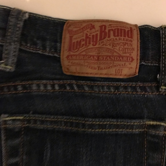 LUCKY BRAND JEANS WOMENS SHORT INSEAM SIZE 2 X 26 FLARED LEGS TWO BUTTON FLY - Picture 3 of 16